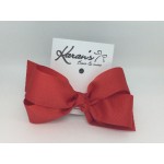 Red Grosgrain Bow - 5 Inch